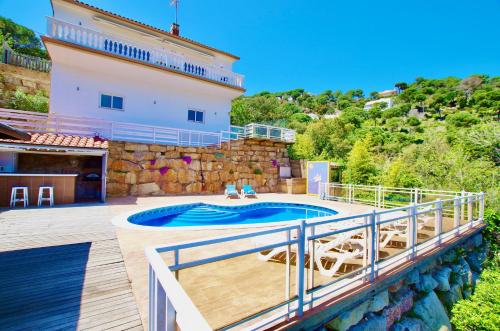 V&V LLORET-Villa Sunrise preciosa villa con piscina privada