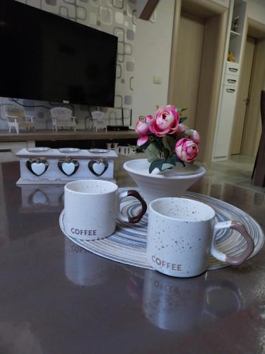 Tetera y cafetera en Park Apartment
