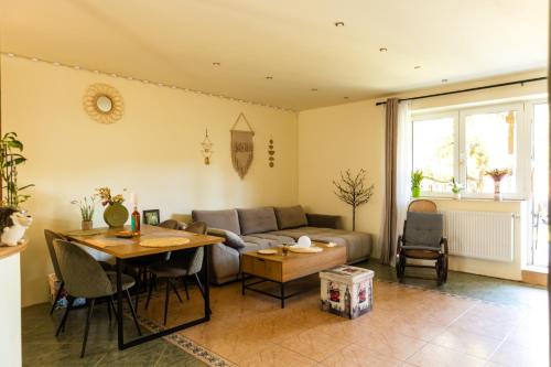 Posezení v ubytování Gusterita Hideaway