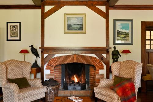 Zona de estar de Renvyle House Hotel & Resort