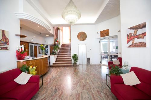 Χώρος καθιστικού στο Hotel Europa