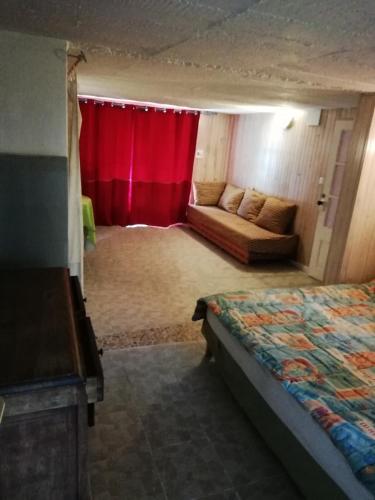 Postel nebo postele na pokoji v ubytování Beaux retours