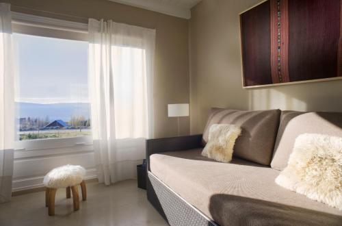 Posezení v ubytování Los Ponchos Hotel