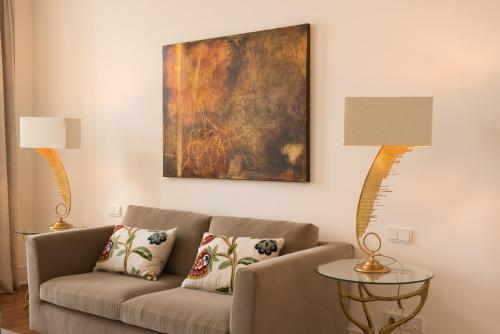 Area soggiorno di Bordoy Grand House Algarve