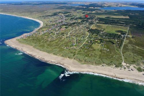 an aerial view of an island in the ocean at 930-Thisted-Liusborg-Sti-28 in Torsted