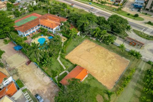 Letecký snímek ubytování VELINN Hotel Porto do Eixo Ubatuba
