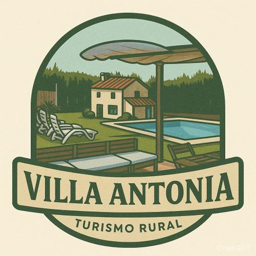 a logo for a villa antigua tuscany rival at Villa Antonia in Gibraleón