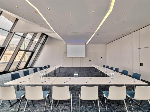 El área de trabajo o centro de convenciones de Radisson Blu Das Triest Hotel, Vienna
