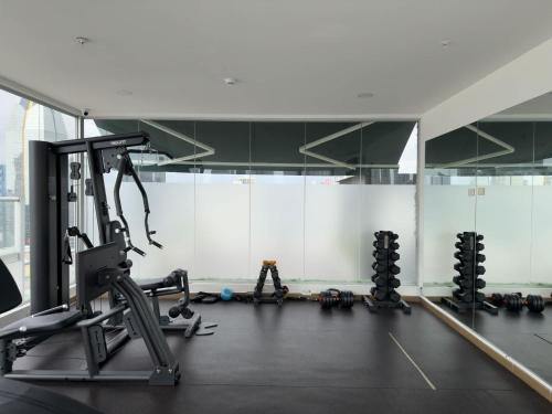 Pusat kecergasan dan/atau kemudahan kecergasan di Anthonini Apartment - Marbella
