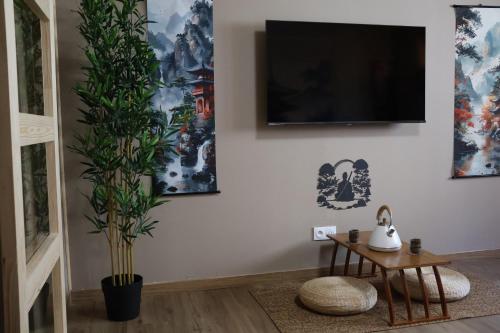 Televisyen dan/atau pusat hiburan di Suite Kyoto