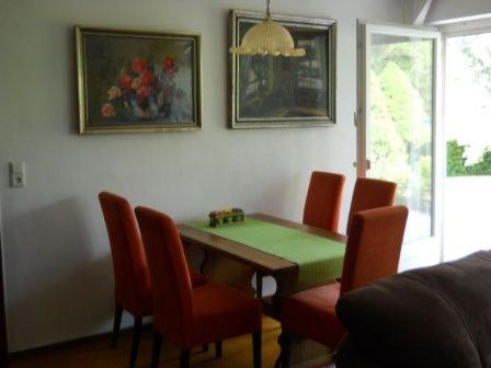 Ruang duduk di Ferienhäuser Gemswandweg in Weissensee