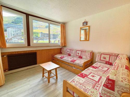 Studio Les Menuires pour 4 pers avec animaux admis et casier à skis - FR-1-452-231