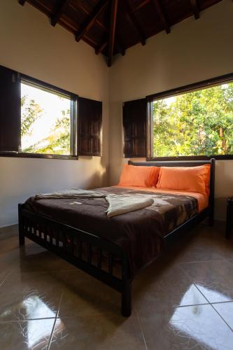 Cama o camas de una habitación en Condominio Parque Baviera