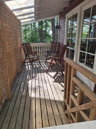 Балкон или терраса в Lehtiniemi Resort - Maria