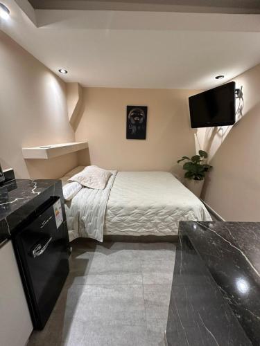 Postel nebo postele na pokoji v ubytování Apart hotel
