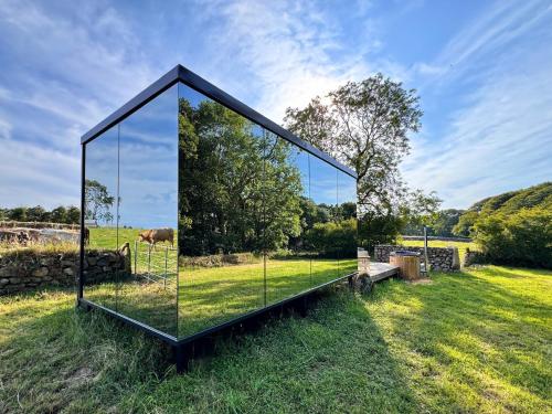 Jardín al aire libre en Hêdd - ARA Cabins