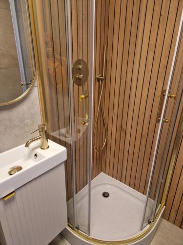 Ένα μπάνιο στο Apartament u Zuzi