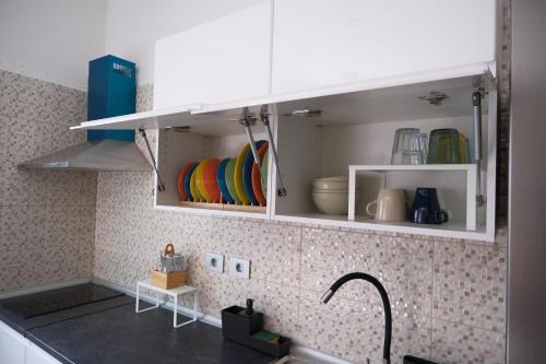 Kuchyň nebo kuchyňský kout v ubytování Casa Poblado