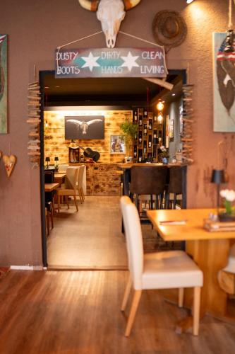 Χώρος καθιστικού στο Das kleine Landhotel im Fichtelgebirge