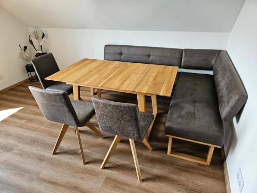 Χώρος καθιστικού στο Moderne Bauernhof Wohnung mitten in der Natur