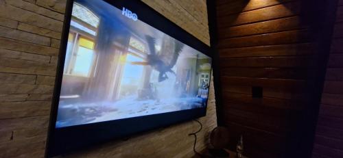 Televisyen dan/atau pusat hiburan di Cabana Sol do Norte