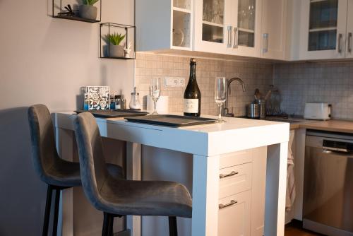 Una cocina o cocineta en Apartment Čeladná
