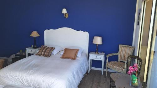 Abbaye de Roseland le Lara chambre double avec roof top vue mer