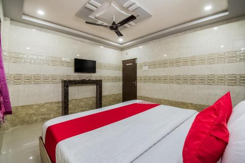 TV a/nebo společenská místnost v ubytování Hotel O Y2 Grand