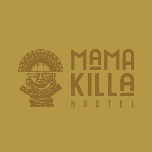 un logotipo para un hospital mama killa en Hostel Mama Killa, en La Rioja