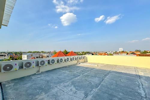 a view from the roof of a building at Urbanview Olive Near Graha Saba Buana Surakarta in Bonorejo