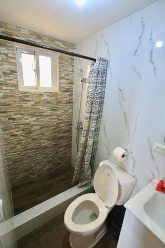 Koupelna v ubytování Casa Rural El Paraíso de Saona