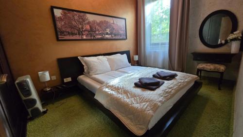 Katil atau katil-katil dalam bilik di Blue Marlin apartment