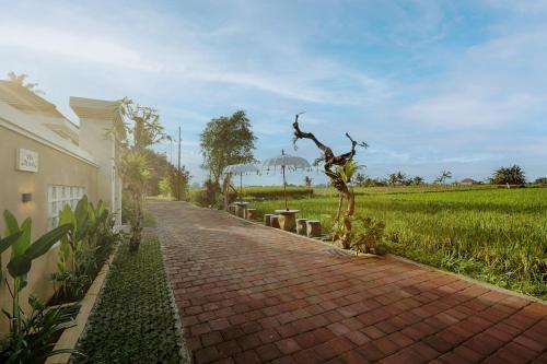 Κήπος έξω από το Villa telabah Ubud