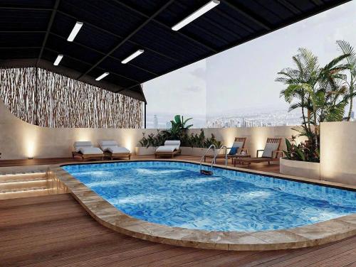 Bazén v ubytování San Hotel & Pool nebo v jeho okolí