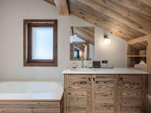 Chalet chic à Méribel avec sauna et bain nordique