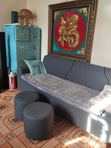 Ruang duduk di Thaivu homestay