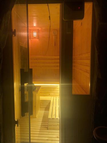 a view of a room with a hallway with a hallwayngthngthngthngthngth at Cóc Retreat Mỹ Tho City in My Tho