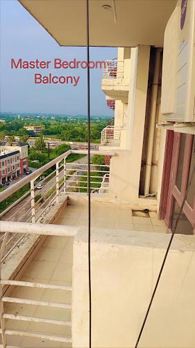 a view from the balcony of a building at AirNova 3BHK in Sonīpat
