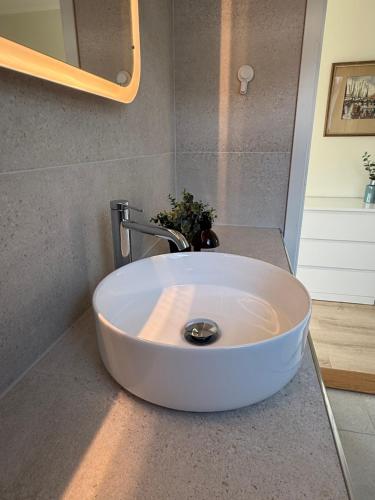 Bilik mandi di Loft apartment in Bergen, Sandviken