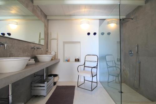 Vonios kambarys apgyvendinimo įstaigoje Le Bijou