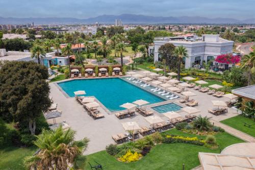 an aerial view of the pool at the resort at Merit Royal Gardens Hotel & Casino in İskele