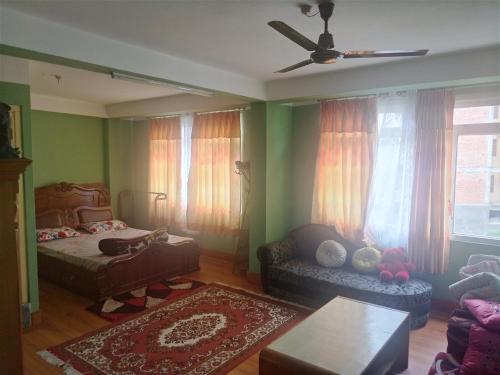 Llit o llits en una habitació de Devi home