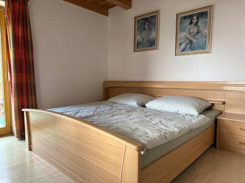 Postel nebo postele na pokoji v ubytování Ferienhaus am Waldrand