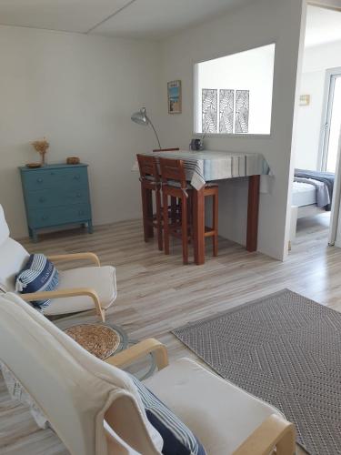 Χώρος καθιστικού στο Appartement avec vue sur la mer - 3491