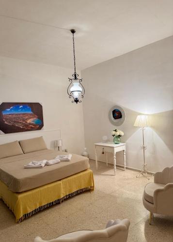 Ένα ή περισσότερα κρεβάτια σε δωμάτιο στο Seaview luxury flat 4 bedrooms
