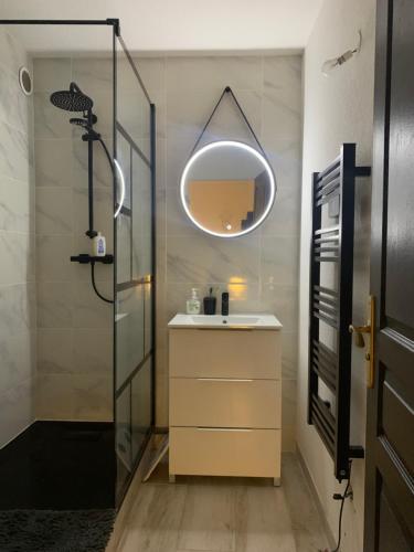 Koupelna v ubytování Appartement T2