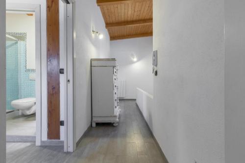 a bathroom with a sink and a toilet in it at Il Gelsomino Bianco by BarbarHouse in Mottola