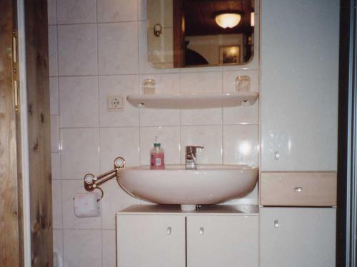 Ένα μπάνιο στο Feriewohnung Hirtenhaus