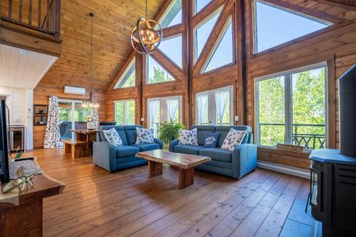 Posezení v ubytování Spa - Absolute comfort - Chalet l'escapade Cordelia