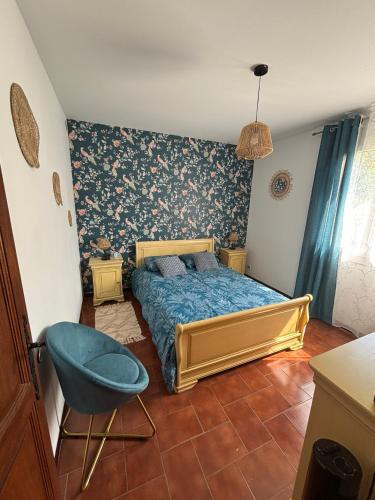Postel nebo postele na pokoji v ubytování Villa VERDOLINE